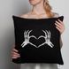 Подушка "Skeleton heart", Чорний 2603864223 фото 2
