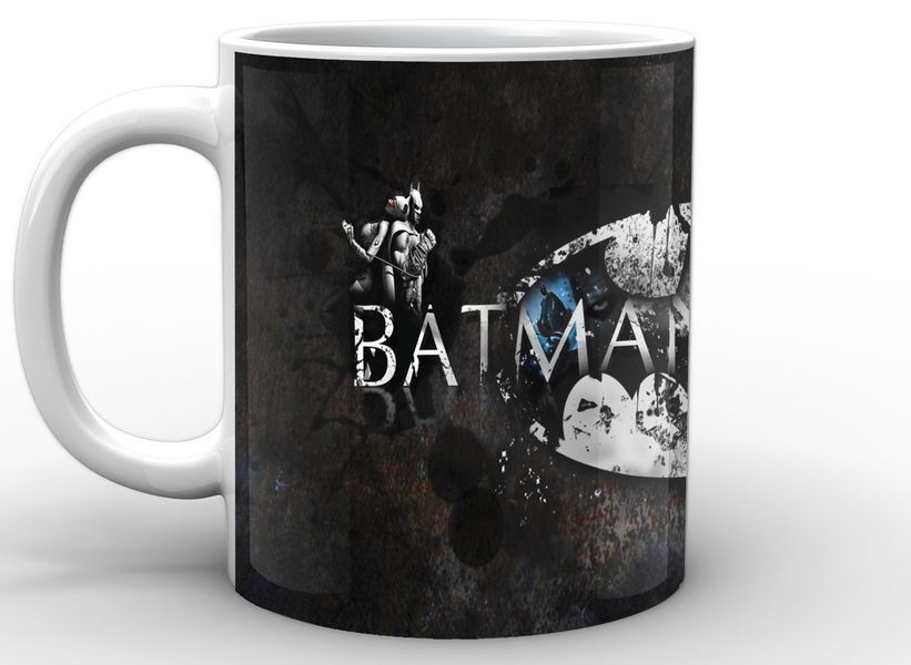 Кухоль GeekLand білий Бетмен Batman Бетмен напис BM.02.049 BM.02.049 фото