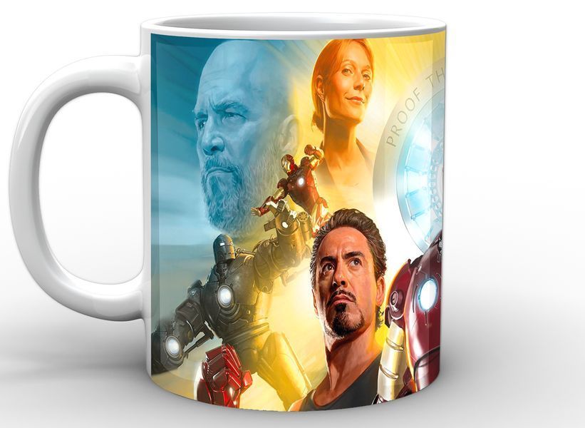 Кружка GeekLand біла Iron Man Залізна Людина постер IM.02.060 1757923132 фото