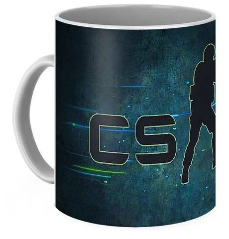 Кружка КС:ГО CS:GO Контр Страйк Dark logo CS:GO 03.140 1683730216 фото