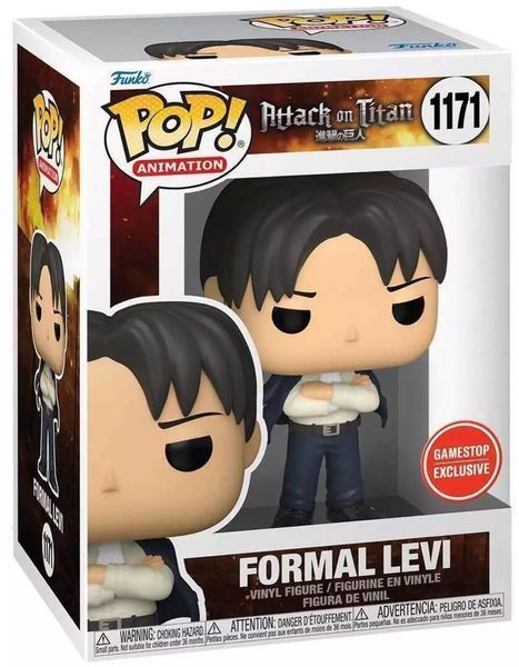 Фигурка Funko Pop Атака Титанов Леви Аккерман Attack on Titan Levi Ackerman 10 см Exclusive AT LA 1171 2530993977 фото
