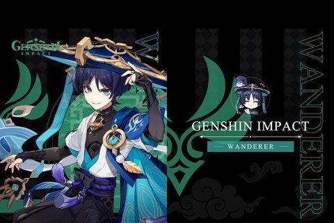 Шоппер эко-сумка Геншин Импакт Странник Genshin Impact Scaramouche 42 х 33 см двухсторонний 2864793093 фото