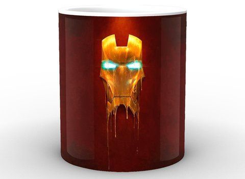 Кружка GeekLand белая Iron Man Железный Человек фан арт IM.02.062 1757923133 фото