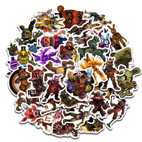 Стікерпак Набір наклейок GeekLand Five Nights at Freddy's&nbsp;5 ночей з Фредді&nbsp;45 штук SP 5NF 01 SP 5NF 01 фото