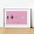 Постер "Папа, я тебя люблю" А3, silver-pink, silver-pink, русский BD-pl-02 фото