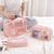 Набор прозрачных сумок-косметичек Washbag Pink 30см 26см 20см 2693441678 фото