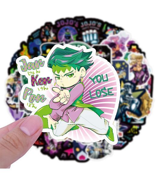 Стикерпак ДжоДжо набор наклеек GeekLand JoJo 50 штук 2881874748 фото
