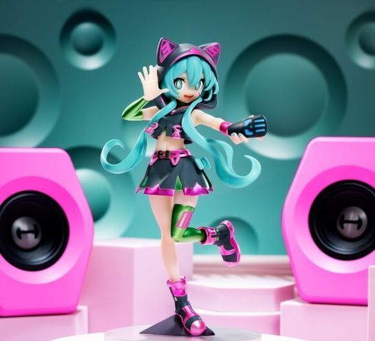 Фігурка Sega Вокалоїд Хацуне Міку Hatsune Miku Live stage 20 см S HM LS S HM LS фото