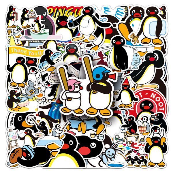 Стикерпак Пингу Набор наклеек GeekLand Pingu 50 штук 2881880155 фото