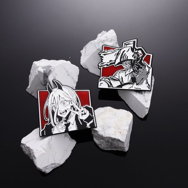 Значок Человек бензопила Павер Chainsaw Man Power 5 см P CM P 2358957270 фото