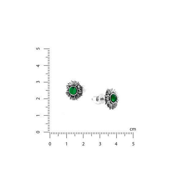 Пусети Соняшник Emerald 925 212-S04-5199s фото