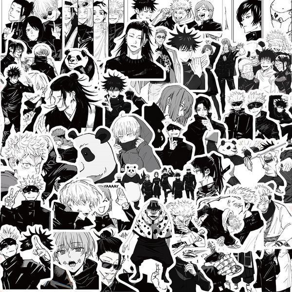 Стикерпак Магическая битва Набор наклеек GeekLand Jujutsu Kaisen 50 штук 2881874846 фото