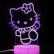 Акриловый 3D Светильник RGB Hello Kitty 18 см 3038965762 фото 1