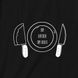 Фартук "My kitchen - my rules", Чорний, Black, англійська BD-ff-121 фото 3