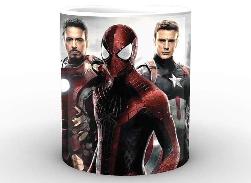 Кружка GeekLand Человек-Паук Spider-Man Iron Man Captain America SM.02.014.273 SM.02.014.273 фото