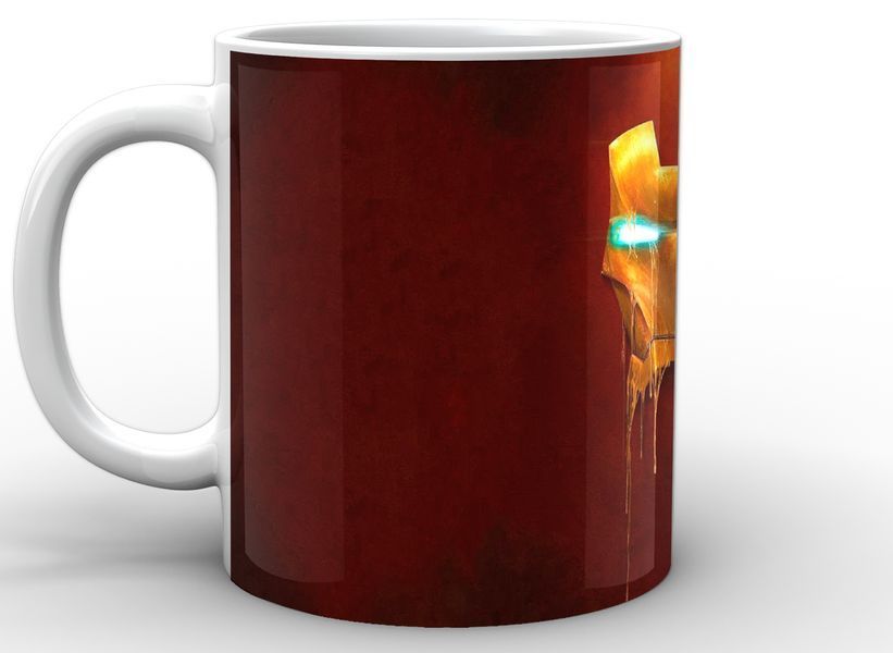 Кружка GeekLand белая Iron Man Железный Человек фан арт IM.02.062 1757923133 фото