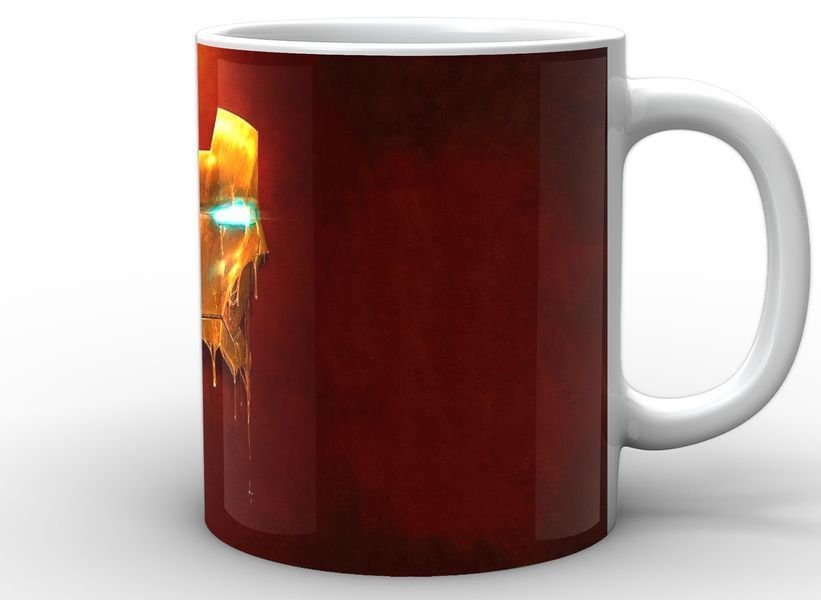 Кружка GeekLand белая Iron Man Железный Человек фан арт IM.02.062 1757923133 фото