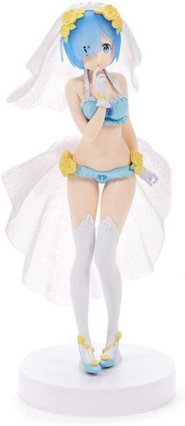 Фігурка&nbsp;Banpresto Життя з нуля в альтернативному світі Рем у весільному вбранні&nbsp;Re:Zero Rem&nbsp;22 см&nbsp;WST RZ R 246 WST RZ R 246 фото