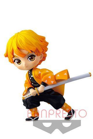 Фигурка Bandai Q Posket Demon Slayer Zenitsu Agatsuma Клинок рассекающий демонов Зеницу Агацума 7 см Q DS ZA 7 7 см Q DS ZA 7 фото