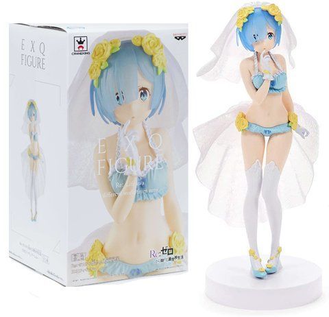 Фигурка&nbsp;Banpresto Жизнь с нуля в альтернативном мире Рем в свадебном наряде&nbsp;Re:Zero Rem&nbsp;22 см&nbsp;WST RZ R 246 WST RZ R 246 фото