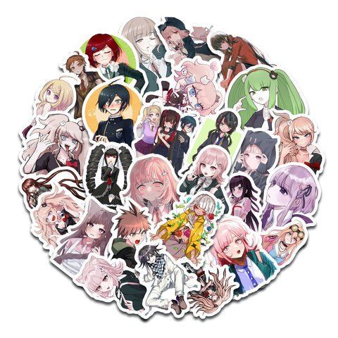 Стікерпак Набір наклейок GeekLand Danganronpa&nbsp;Данганронпа 45 штук SP DP 01 SP DP 01 фото