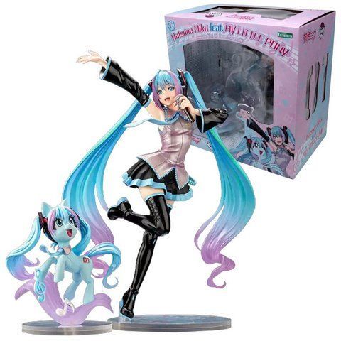 Фігурка Мій маленький поні Хацуне Міку і мій маленький поні My Little Pony Hatsune Miku and my little pony. 22 см CH MLP HMP 22 CH MLP HMP 22 фото