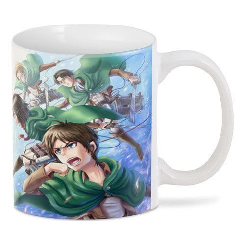 Кружка Geek Land белая Атака Титанов Attack on Titan неравный бой AT.02.36 фото