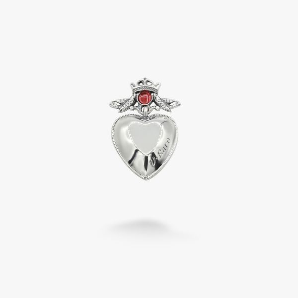Кулон дукач Ягнус rose серебряный с розовым камнем 925 23-11505S07-5061p фото