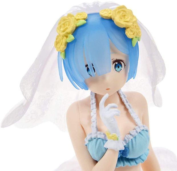 Фігурка&nbsp;Banpresto Життя з нуля в альтернативному світі Рем у весільному вбранні&nbsp;Re:Zero Rem&nbsp;22 см&nbsp;WST RZ R 246 WST RZ R 246 фото