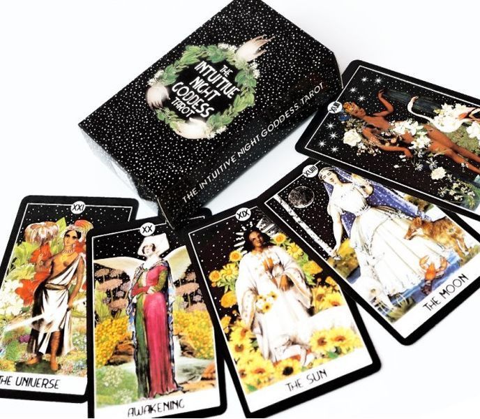 Карты Таро Интуитивное Таро Ночной Богини The Intuitive Night Goddess Tarot 2569389018 фото