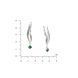 Серьги серебряные Вербочка Emerald 925 Zirkon 249-S04-5234s фото 3