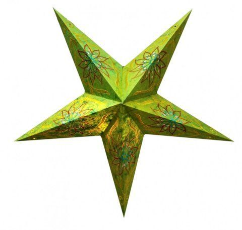 Светильник Звезда картонная 5 лучей GREEN FLOWER EMBD. 2504018951 фото