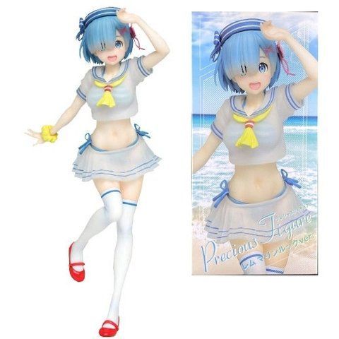 Фігурка Taito Рем Re Zero Ram Ре Зеро морська тематика 23см WST P М RZ R 23 WST P М RZ R 23 фото