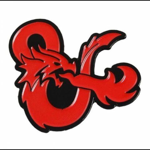 Значок Dungeons & Dragons&nbsp;Подземелья и драконы 3 см AK DD 01 2184435154 фото