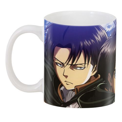 Кружка Geek Land біла Атака Титанів Attack on Titan Микаса Леві Ерен AT.02.39 фото
