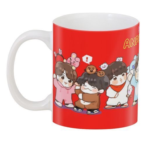 Кружка GeekLand&nbsp;Bangtan Boys BTS жду тебя Анпанман BTS.02.15 1757922509 фото