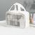 Прозрачная сумка-косметичка c ручками Washbag White 25см 2694612101 фото