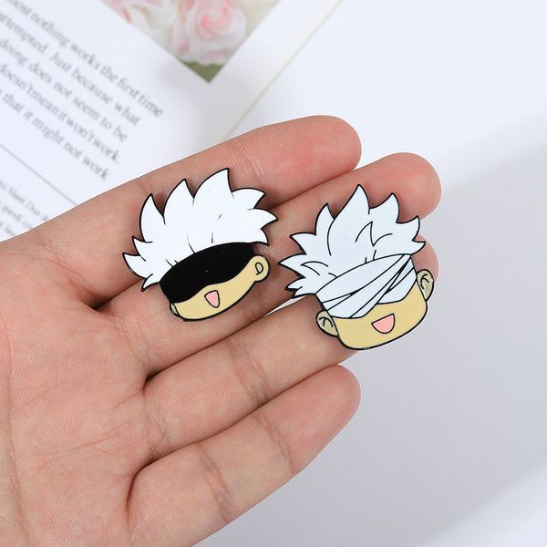 Значок Магічна битва Сатору Годжо Jujutsu Kaisen Satoru Gojo 3 см P JK 08 2358957272 фото