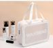 Прозрачная сумка-косметичка c ручками Washbag White 25см 2694612101 фото 3