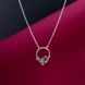 Колье серебряное Барвинок Sapphire 925 Zirkon 40см+5см 2911958455 фото 3