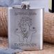 Фляга стальная "Добрий день everybody", Деревянная подарочная коробка с гравировкой 2603883425 фото 1