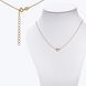 Колье цепочка с сердцем позолоченное Признание Gold 925 38см+5см 5214-01SG-001 фото 2