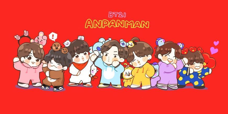Кружка GeekLand&nbsp;Bangtan Boys BTS жду тебя Анпанман BTS.02.15 1757922509 фото
