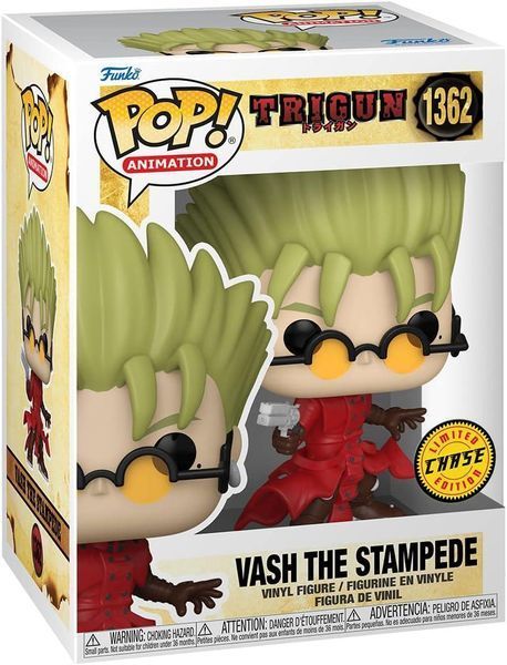 Фігурка Funko Pop Тріган Веш Ураган Trigun Vash Chase 10 см T V C 1362 2268818845 фото