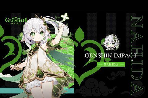 Шопер еко-сумка Геншин Нахіда Genshin Impact Nahida 33 х 37 см двосторонній 2864793096 фото