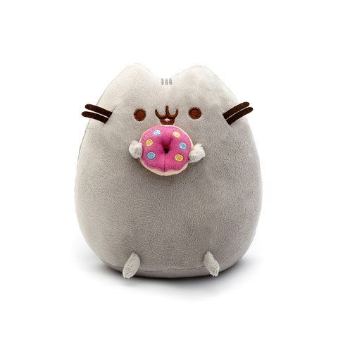 Мягкая игрушка Пушин с пончиком Pusheen 23 см P 001 1704221140 фото
