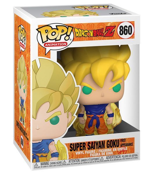 Фигурка Funko Pop Жемчуг Дракона Супер Саян Гоку Dragon Ball Z Super Saiyan Goku 10см DBZ SSG 860 DBZ SSG 860 фото