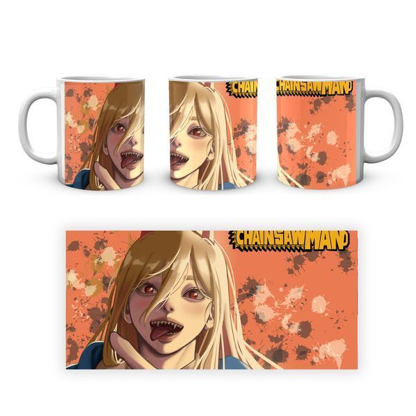 Кружка GeekLand Chainsaw Man Людина Бензопила Павер CM 02.29 1683904410 фото