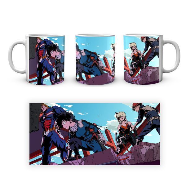 Кружка GeekLand My Hero Academia Моя геройская академия Бакуго Тодороки Мидория MHA 02.79 1757911364 фото