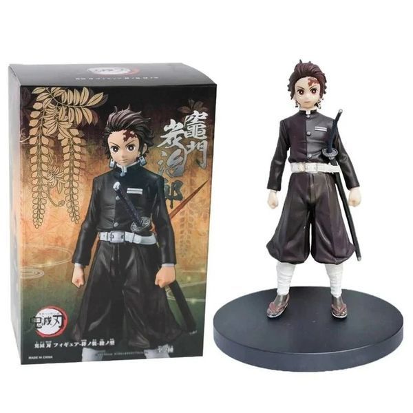 Фигурка Banpresto&nbsp;Танджиро&nbsp;Tanjiro Клинок рассекающий демонов Demon Slayer black 16.0 см DS ТК 134 WST DS ТК 134 фото